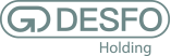 Logo of DESFO, a Portuguese business group in industry, logistics, and distribution.